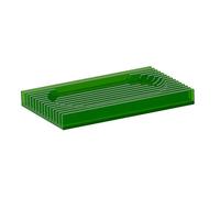 Anneome 1pc Drain Soap Dish Green Soap Tray Fob Keychain Bath Bathing Accessories Bathroom Soap Holder Bath Tray Household Soap Dishes Bath Tub Sponge Container Acrylic
