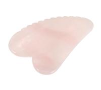 Anneome 1Pc Pink Powder Crystal Scraping Board for Gua Massage Facial Tool to Reduce Dark Circles Puffiness Multi Function Design for Neck Body Massage