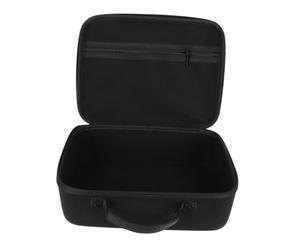 Anneome 1Pc Portable Hair Dryer Pouch Durable Storage Bag with Handle Fashionable Snap Design Splashproof Travel Case for Hair Dryer Styling Tools