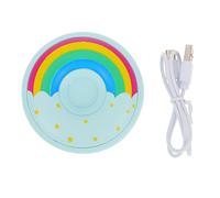 Anneome 1pc Portable Mini Hand Warmer USB Rechargeable Winter Warmer Adorable Donut Shape Temperature Levels Ergonomic Design for Outdoor Activities