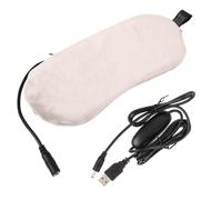 Anneome 1PC USB Charging Temperature Control Eye Mask Grey Sleeping Eye Patch for Headache Relief Lightweight Comfortable for Men and Women