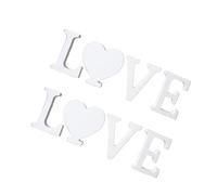 Anneome 1PC Wooden Love Letters Desktop Decor Romantic Wedding Ornament for Photographing Props Wedding and Home Adornment Sturdy English Letters Decor for Memorable Moments