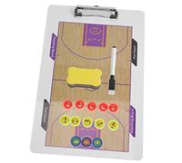 Anneome 1Set Magnetic Basketball Sided Dry Erase Clipboard for Strategy Training Durable Design for Basketball Equipment for Communication