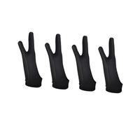 Anneome 2 Pairs Two-finger Drawing Gloves for Artists Digital Sketch Glove Breathable Anti-smudge for Tablet and Graphics Monitor Use