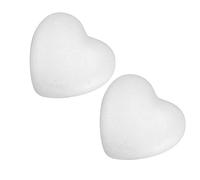 Anneome 2 Pcs Heart Shaped Foam Crafts Lightweight DIY Decor for Wedding Engagement Anniversary Party Decorations Safe Reusable Hand Made Romantic Designs Large