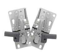 Anneome 2 Pcs Soft Close Tip Out Cabinet Hinges Spring Loaded Buffer for Under Sink Doors Hidden Self-Closing Door Hinges with Silent Operation and Anti-sag Support