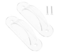 Anneome 2 Pcs Transparent Switch Guard Covers for Safety Light Switch Protection Plates with Screws Prevent Accidental Activation and Power Interruptions Easy to Install for Home Use