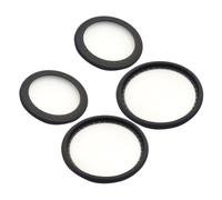 Anneome 2 Sets Pediatric and Adult Stethoscope Diaphragm Replacement Covers PVC Bell Membranes Medical Spare Parts for Cardiology Use