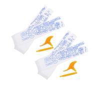 Anneome 2 Sets Reflexology Acupressure Socks with Pressure Point Stimulation Tools Breathable Foot Massage Set for Athletes Office Workers Seniors and Women Fit for Targeted Foot Therapy