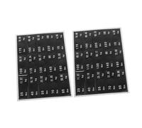 Anneome 2 Sets Weight Stack Labels with Pre-Cut Number Stickers for Gym Equipment Enhanced Visibility and Secure Fit for Strength Training Machines