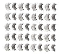 Anneome 20 Pairs Eyelashes for Realistic Lightweight False Lashes with Slender Structure Comfortable Texture for Attractive Makeup and Salon Use