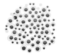 Anneome 200Pcs Glow The Dark Plastic Craft Eyes for Doll Making Realistic Mixed Style Halloween Eyeballs Durable Smooth Surface DIY Decorations for Puppets