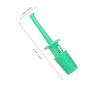 Anneome 20pcs Colorful Spring Loaded Multimeter Test Hooks for Electronic Testing Plastic Clips for Circuit Board Diagnosis Lightweight Portable Probes for Precision Component Repair