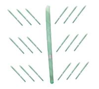 Anneome 20Pcs Ear Caring Aroma Candles Sticks for Wax Removal Professional Ear Cleaning Accessories Portable Aromatherapy with Tea Tree Scent for Home and Salon Use
