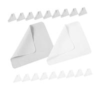 Anneome 20pcs Eyeglass Cleaning Cloths Non-Scratch Reusable Wipes for Glasses Camera Phone Screens Soft High-Grade Cotton Lens Cleaner for Clear Vision and Easy Maintenance