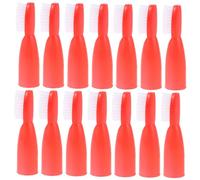 Anneome 20pcs Finger Toothbrush for Prisons Soft Bristles Mini Oral Care Brush Durable and Reliable Safety Toothbrush with Improved Grip for Institutional Use and High Cleaning Efficiency