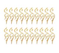 Anneome 20pcs Gold Embroidered Appliques for Chinese Opera Ancient Costume Decoration Fabric Patches for Clothing Repair DIY Sewing Bags Jeans Theatrical Use