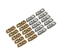 Anneome 20pcs Hair Cuffs Dread Clips Braid Accessories for Braids Dreadlocks Hair Beads for Boho Accessories for Dreadlocks