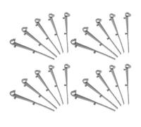 Anneome 20pcs Plastic Gutter Brush Fixing Clips Weather Resistant Leaf Guard Installation Hooks for Roof Gutters Outdoor Light Hanging Protection