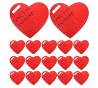 Anneome 20Pcs Red Floral Wrapping Paper Rose Bouquet Sleeve Flower Packaging Material for Valentines Day Wedding Birthday Florist Bouquet Supplies