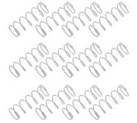 Anneome 20pcs Return Spring for Flush Button Universal Cistern Button Replacement Bathroom Fixture Repair Parts Return Coil Accessoire Wc Silver