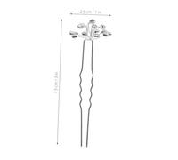 Anneome 20pcs Wedding Hairpin Crystal Hairpin Mini Rhinestone Hair Accessories Bridal Hair Pin with Tassels Bridal Metal White