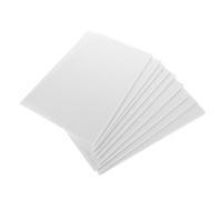 Anneome 20PCS White Foam Printing Plates for DIY Stamp Crafting Classroom Art Projects Use Foam Stamp Supplies for Collaborative Family Creativity and Skill Development