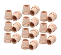 Anneome 20pcs Wooden Moxa Extinguisher Holder for Moxa Sticks Fire Extinguishing Device Easy to Clean Wear-Resistant Moxibustion Accessory