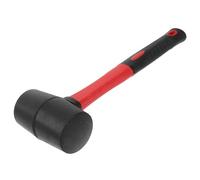 Anneome 24oz Rubber Mallet Hammer with Non-Slip Plastic Handle, Double-Faced Installation Hammer for Flooring, Leather Crafts, Home Decoration and Repair Tools