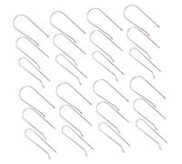 Anneome 24pcs Hot Curler Clips Replacement U Shaped Hair Roller Securing Pins for Electric Rollers Easy to Use Quick Heating Durable Stainless Steel Resin Hair Styling Accessories