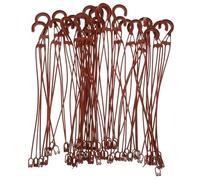 Anneome 25pcs Hanging Flower Basket Hooks Plant Pot Hangers Garden Basket Holders for Balcony Window Sill Desk Indoor Outdoor Decoration