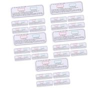 Anneome 25pcs Testing Cards Identifying Tools UV Light Testing Strips Light Effects Tester