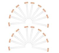 Anneome 25Pcs Waterproof Copper Metal Garden Plant Labels, Reusable Vegetable Planting Markers for Outdoor Herb Flower Seedling Identification and Nursery Classification