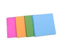 Anneome 25x25cm Colorful Printed Paper Napkin Set 80 Pcs Solid Tissue for Birthday Party Wedding and Cocktail Events Creative Serviettes for Table Decoration
