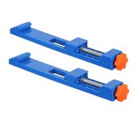 Anneome 2pcs Adjustable Circular Saw Guide Rail for Handheld Cutting Machines Base Guide Clamp for Precision Woodworking Tile Laminate Materials with Multi-Thickness Compatibility
