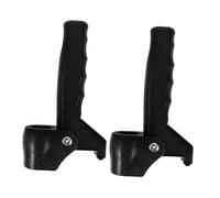 Anneome 2pcs Adjustable Walking Stick Handle Ergonomic Non Slip Grip for Tubes Foldable Cane Accessory for Seniors for Daily Walks Travel Joint Support