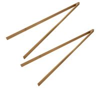 Anneome 2pcs Bamboo Litter Picker Grabber Tool Lightweight Garbage Clamp for Easy Cleanup Ergonomic Design for Homes Schools Public Spaces Durable Sturdy Bamboo Construction