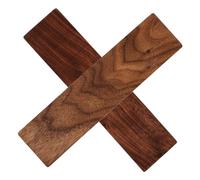 Anneome 2pcs Black Walnut Wood Material Wood Blocks Kit Unfinished Blocks s for Crafts Whittling s Thin en