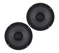 Anneome 2pcs Car Coaxial Speakers for Rear Door Upgrade, 93db 600w 4ω | PP Rubber Metal Build, 60hz-20khz Range, Black Finish, for Vehicle Audio Head Units and Stock Systems