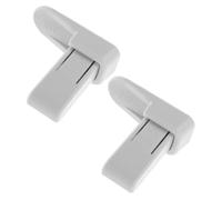 Anneome 2pcs Childproof Adhesive Door Handle Locks Safety Lock for Windows Doors No Drilling Boy Girl Safety for Toddlers