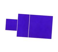 Anneome 2pcs Cobalt Glass Heat Resistant Chemistry Glass Plates for Accurate Metal Ion Flame Color Reaction Reusable Lab Experiment Tool for School and Laboratory Use