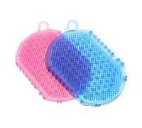 Anneome 2pcs Double-Sided Massage Gloves Skin Scrubbers for Bath Multipurpose Simple Massage Tools Exfoliating Body Scrub in Shower