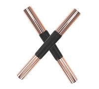 Anneome 2PCS Dual-ended Silicone Lip Brush with Protective Cap Portable Mini Makeup Applicator for Lip Gloss Lipstick Concealer Soft Smooth Blending Brush for Travel and Everyday Use