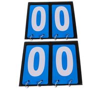 Anneome 2pcs Dual Sided Basketball Score Keeper Flip Chart Portable Lightweight Scoreboard for Sports Competitions Quick Instant Score Flipper for Schools Parks and Community Centers