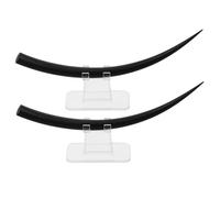 Anneome 2pcs Eyelash Demonstration Models with Varied Curvature for Training and Display Eyelash Teaching Tools for Salons and Home Use Natural Look Wispy Curl Styles