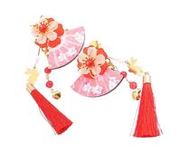 Anneome 2pcs Japanese Style Fan Shape Hair Clip Durable Hairpin for Women Elegant Hair Decor for Weddings Parties and Daily Life Friends and Daughters