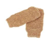 Anneome 2PCS Jute Shower Gloves Deep Cleaning Body Scrub Gloves Exfoliating Bath Mitts for Thorough Skin Cleansing and Dead Skin Removal