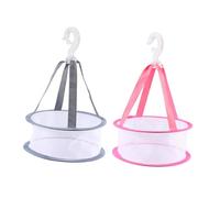 Anneome 2pcs Makeup Puff Drying Basket Hanging Net for Beauty Egg and Cosmetic Tools Mesh Storage for Makeup Sponges Brushes Socks Clothes Easy Hang Dry Organizer for Home Dorm Apartment