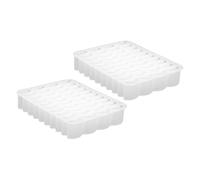 Anneome 2pcs Mini Brick Mold Set Silicone DIY Mini Dollhouse Bricks for Creative Sand Table Landscape and Educational Architectural Modeling