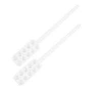Anneome 2pcs Mini Pill Scoop with Plastic Nutritional Measuring Spoon for Precise Capsule and Tablet Counting Long Handle for Easy Retrieval Compact Beads Scoop for Supplements